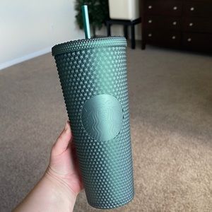 Starbucks Army Green Studded Tumbler - Never Used!